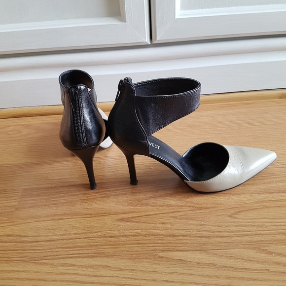 Nine West Leather Two Tone Shoes Size 6.5M - Picture 2 of 11